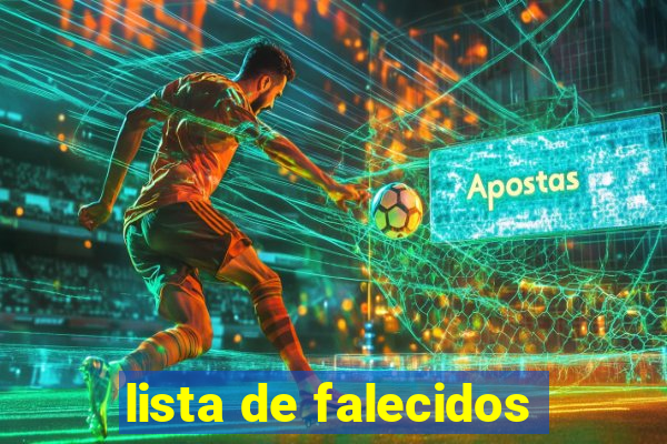 lista de falecidos